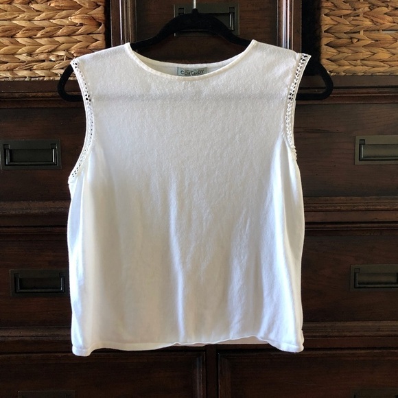 Vintage Co & Eddy white 2pc cardigan sweater set in size L - Picture 5 of 6